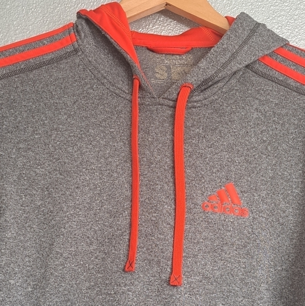Adidas Women's Grey Pullover Hoodie Size S - Picture 2 of 6